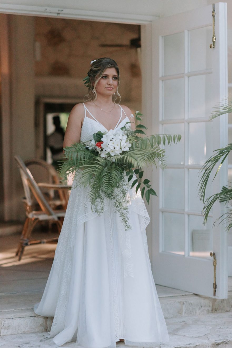 brilliant White wedding dress